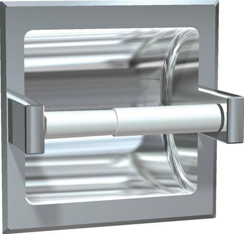 ASI 7402-SW Recessed Toilet Tissue Holder - Satin Finish For Wetwall
