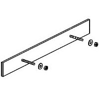 ASI 3919-24, Continuous Anchor Plate for 3100 & 3200 Series Grab Bars for 24