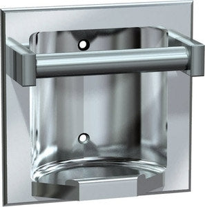 ASI 7410-S, Soap Dish w/Bar, Recessed, Satin