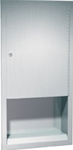 ASI 0452 Multi-Fold, C-Fold Industrial Paper Towel Dispenser, Recessed