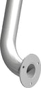 ASI 3401-18P, 1 1/4" (18 x 1.25) O.D. Exposed Mounted, Straight Grab Bar, 18" Peened