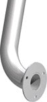 ASI 3501-18P, 1 1/2" (18 x 1.25) O.D. Exposed Mounted, Straight Grab Bar, 18" Peened