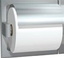 ASI 7402-HB-D Toilet Paper Holder w/Hood (Single), Recessed, Bright, Drywall Installation