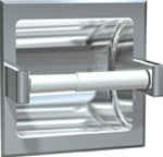 ASI 7402-BSM Toilet Paper Holder (Single), Surface Mounted, Bright