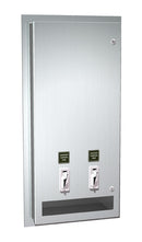 ASI 0864-50, Napkin /Tampon Vendor, Surface Mounted, 50 ¢ operation