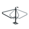 ASI 3454, (30.125 x 1.25) 1 1/4" O.D. Exposed Mounted, Swing Away Grab Bar