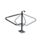 ASI 3454-P, 1 1/4" (30.125 X 1.25) O.D. Exposed Mounted,  Swing Away Grab Bar Peened