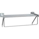 ASI 7310-18B, Towel Shelf w/Drying Rod, 18", Surface Mounted, Bright