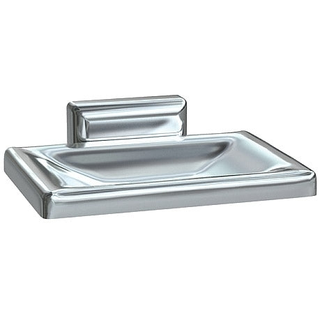 ASI 0721-Z, Soap Dish, Surface Mounted, Chrome Plated Zamak