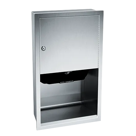 ASI 045210AC Automatic Roll Paper Towel Dispenser, 110-240VAC, Recessed