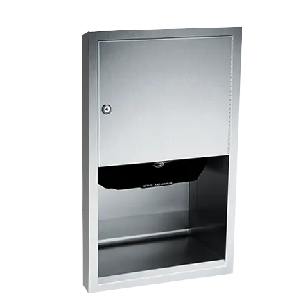ASI 045210A-6 Automatic Semi-Recessed Commercial Paper Towel Dispenser