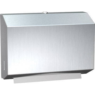 ASI 0215 Paper Towel Dispenser, Petite, Surface Mounted, C-Fold or Multi-Fold