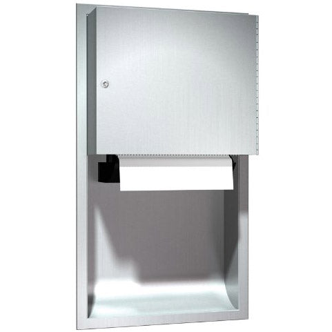 ASI 045224A Automatic Roll Paper Towel Dispenser, Battery Operated, Recessed