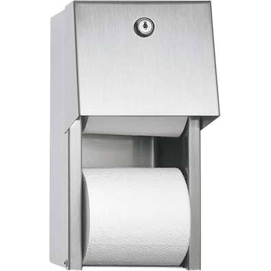 ASI 0030 Surface Mounted Dual Roll Toilet Tissue Dispenser