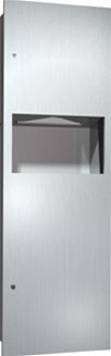 ASI 6462-9 Paper Towel Dispenser & Waste Receptacle, Surface Mounted