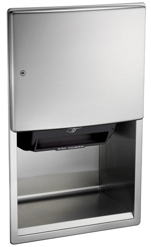 ASI 204523A-6 Roval Semi-Recessed Automatic Roll Paper Towel Dispenser