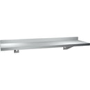 ASI 0694-18, Shelf w/Backsplash, 5" x 18", St. Stl.