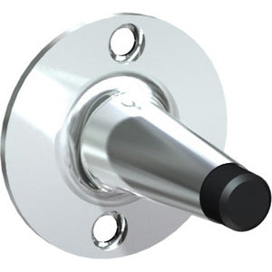 ASI 0719, Door Bumper, Chrome Plated, Surface Mounted