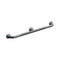 ASI 3802-54P  (54 x 1.5)  1 1/2" O.D. Snap Flange, Straight Grab Bar w/ Intermediate Support- 54" Peened