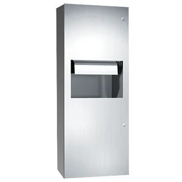 ASI 64696A-9 Automatic Roll Towel Disp. & Waste Receptacle, Battery Operated, Surfuce Mounted