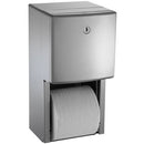 ASI 20030, Roval(TM) Surface Mounted Twin Hide-A-Roll Toilet Tissue Dispenser