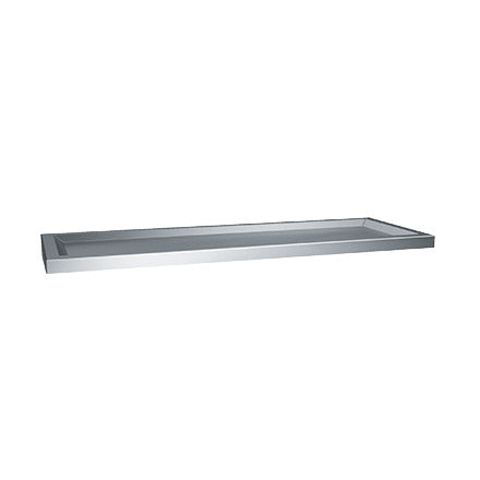 ASI 0690-24, Shelf, 6" x 24", St. Stl., Raised Edges