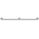 ASI 3402-52P, 1 1/4" (52 X 1.25) O.D. Exposed Mounted, Straight Grab Bar w/ Intermediate Support- 52" Peened