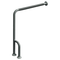 ASI 3833-R (30 x 33 x 0.5) 1/2" O.D. Snap Flange, Wall to Floor, 30" x 33" w/Outrigger, Right