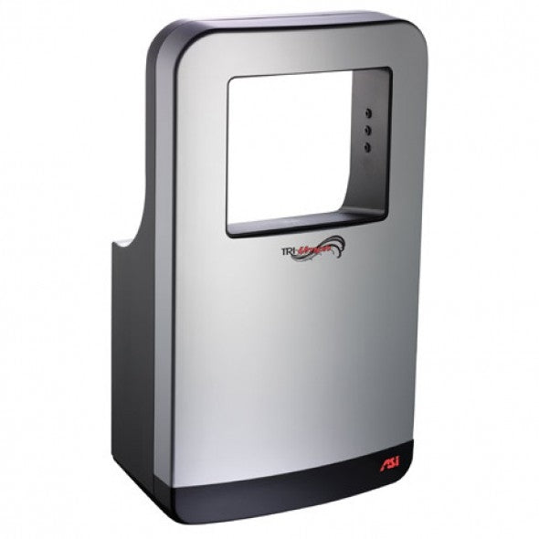 ASI 20200 TRI-UMPH Semi-Recessed Automatic Hand Dryer, Stainless Steel