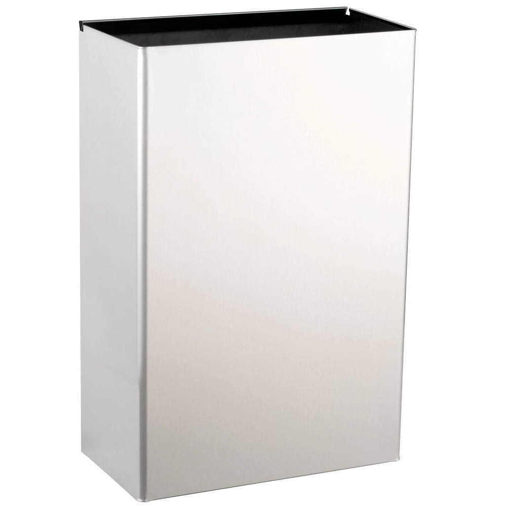 Bobrick B-367-60 Stainless Steel Interchangeable Waste Receptacle, 367-60
