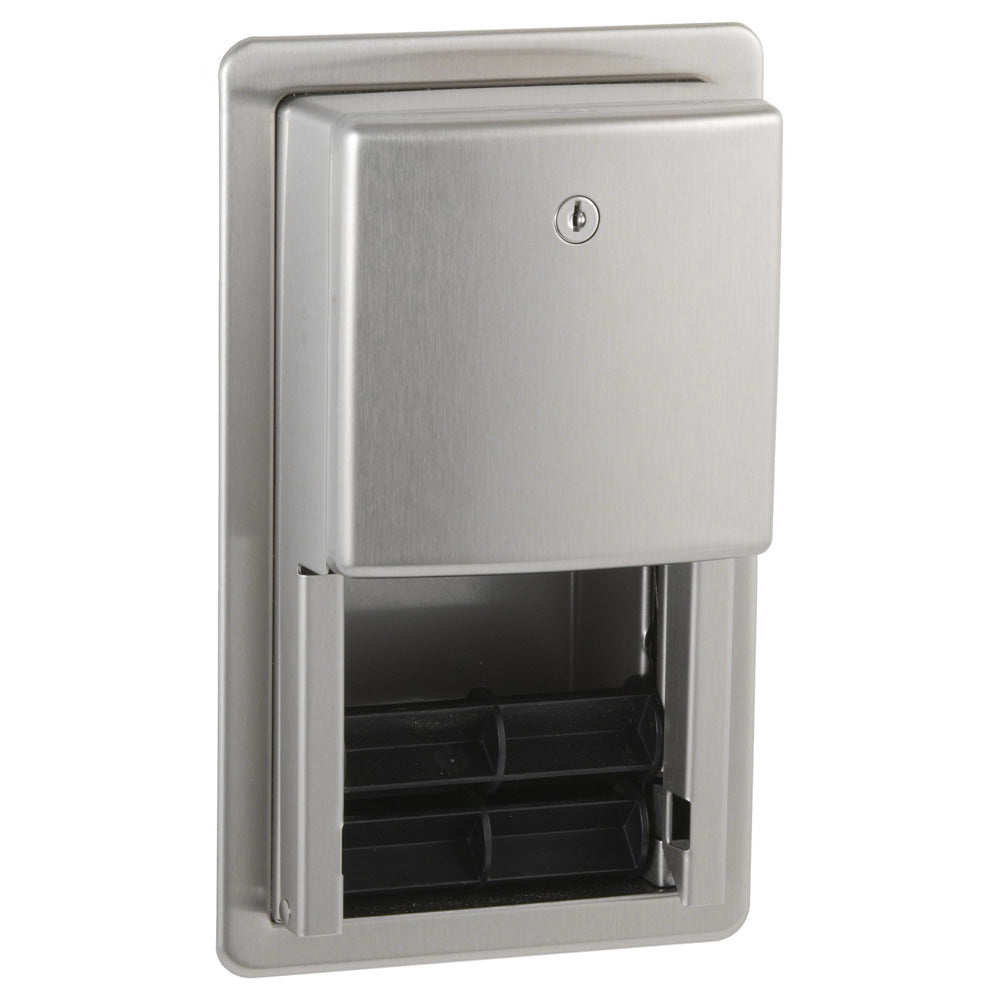 Bobrick B-4388 Recessed Multi-Roll Toilet Tissue Dispenser