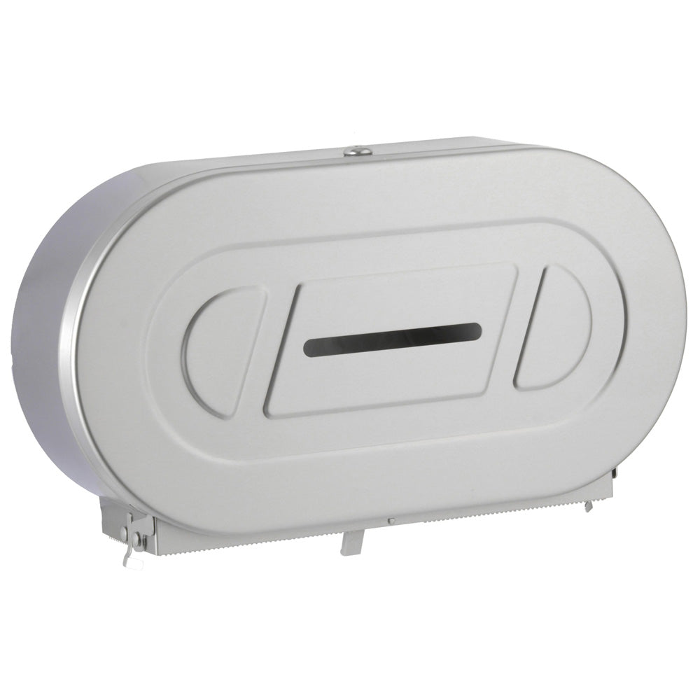 Bobrick B-2892 Classic Series Jumbo-Roll Toilet Paper Dispenser, Twin