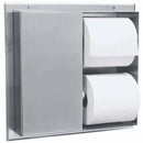 Bobrick B-386 Partition-Mounted Multi-Roll Toilet Tissue Dispenser