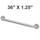 Bobrick B-5806x36 (36 x 1.25) Public Restroom Grab Bar, 36"x1.25", Concealed Mount