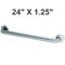 Bobrick B-5806.99x24 (24 x 1.25) Public Restroom Grab Bar, Concealed Mounting