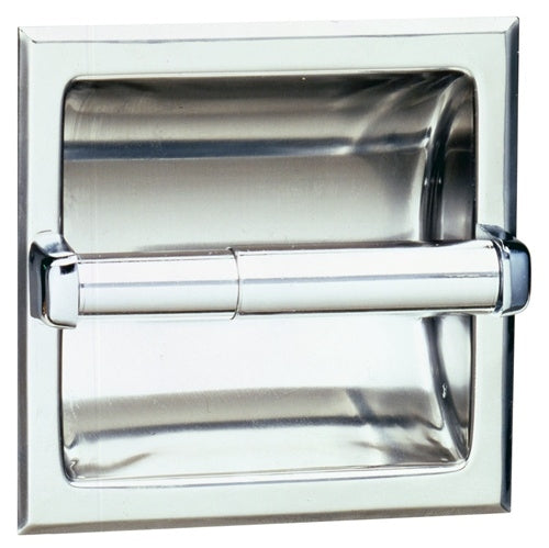 Bobrick B-6677 Recessed Toilet Tissue Dispensers For Single Roll