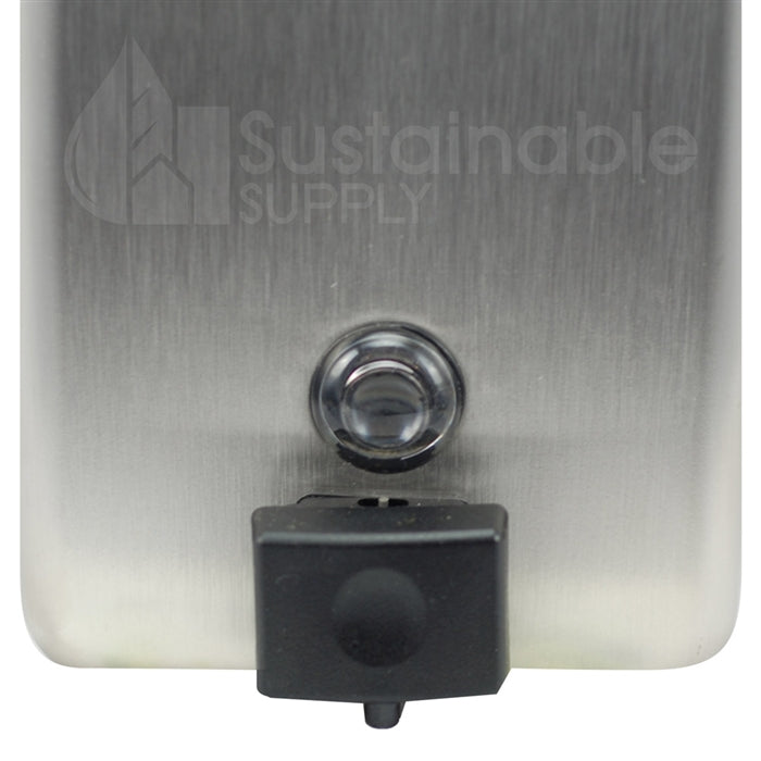 Bobrick B-2111 Commercial Soap Dispenser, Stainless Steel, Surface Mount