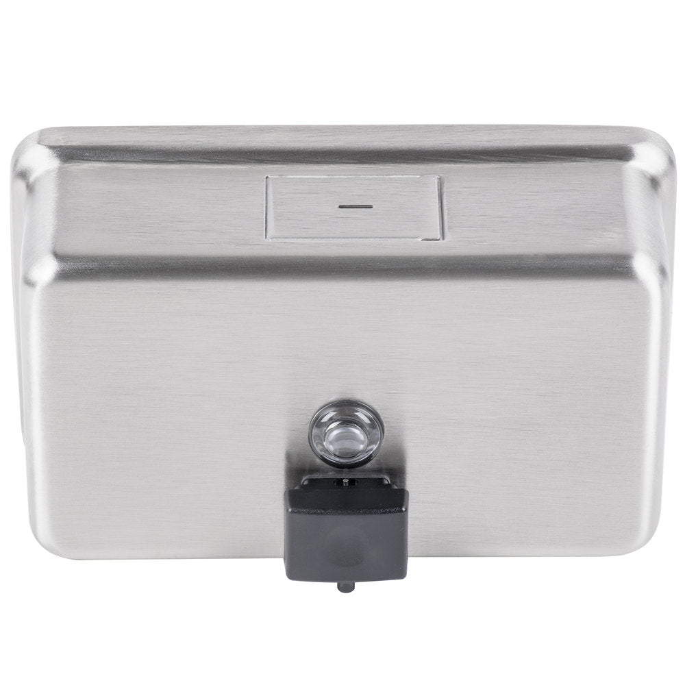 Bobrick B-2112 Commercial Soap Dispenser, Stainless Steel, Horizontal