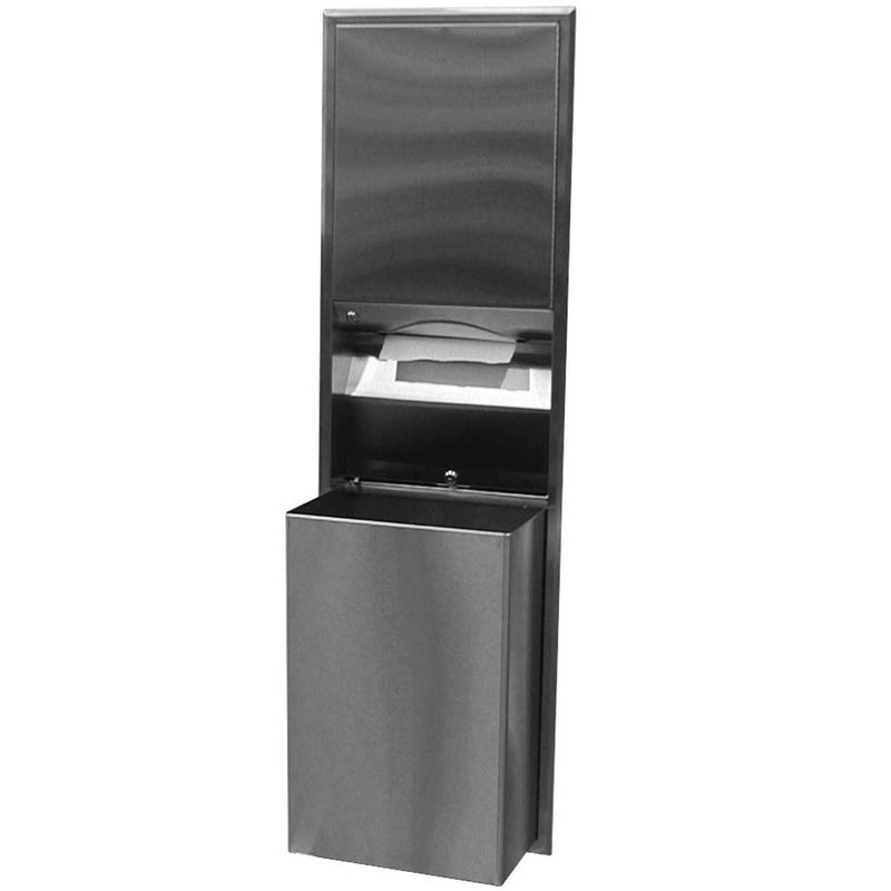 Bobrick B-3947 Paper Towel Dispenser/Waste Receptacle