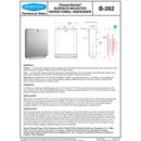Bobrick B-262 Commercial Paper Towel Dispenser, Multi-Fold & C-Fold