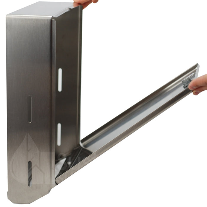 Bobrick B-262 Commercial Paper Towel Dispenser, Multi-Fold & C-Fold