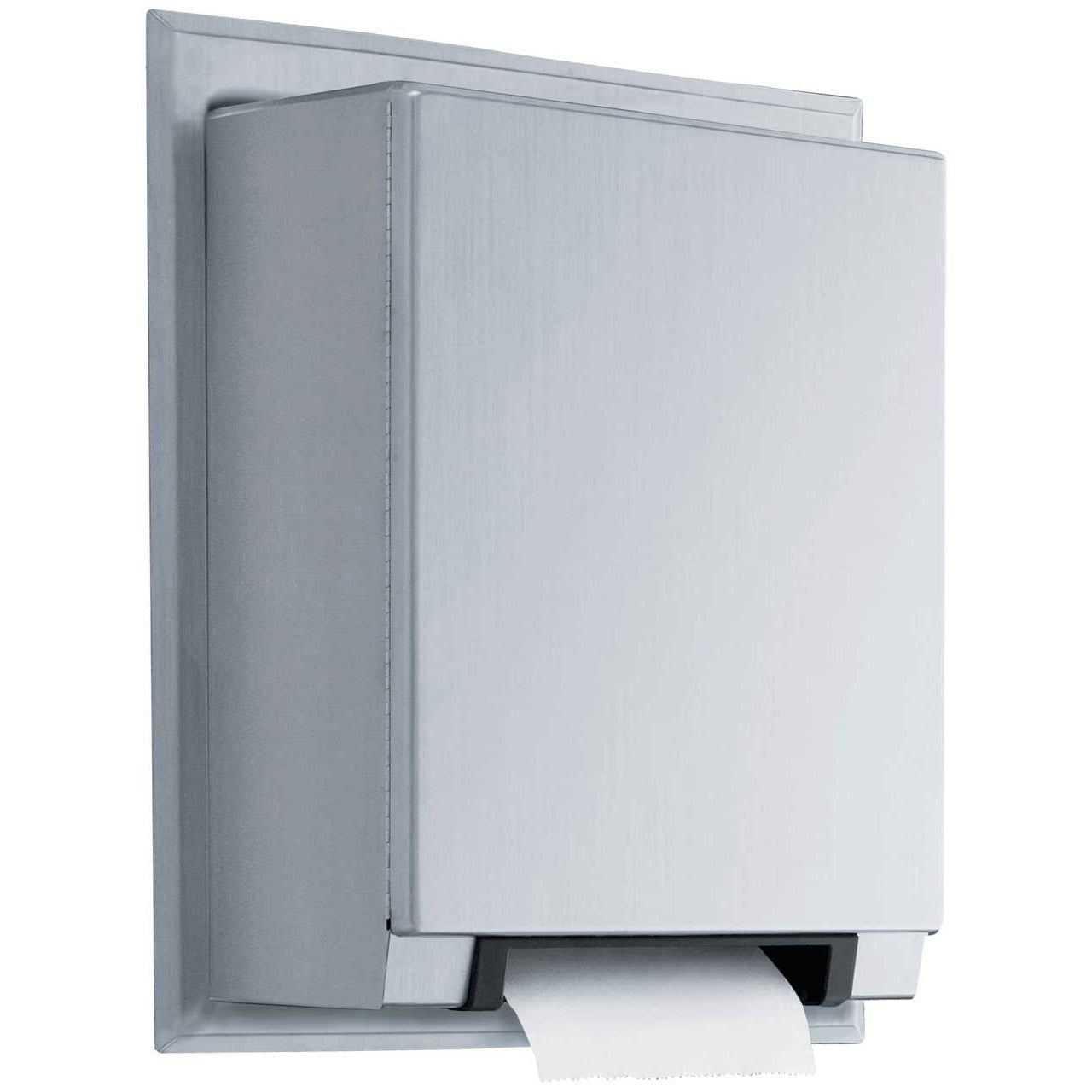 Bobrick B-29744 Automatic Restroom Paper Towel Dispenser, Semi-Recessed