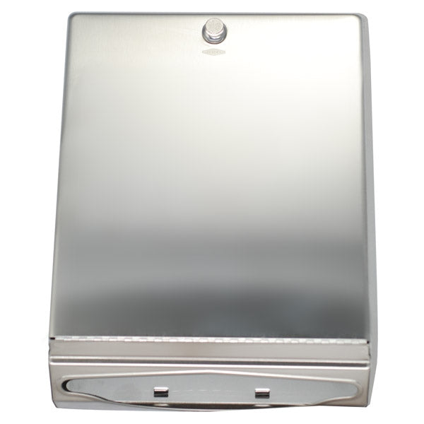 Bobrick B-2620 Stainless Steel Paper Towel Dispenser, C-Fold, Multi-Fold