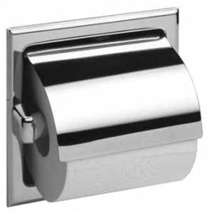 Bobrick B-6697 Recessed Toilet Tissue Dispensers w/Hood For Single Roll - Recessed Toilet Tissue Dispenser