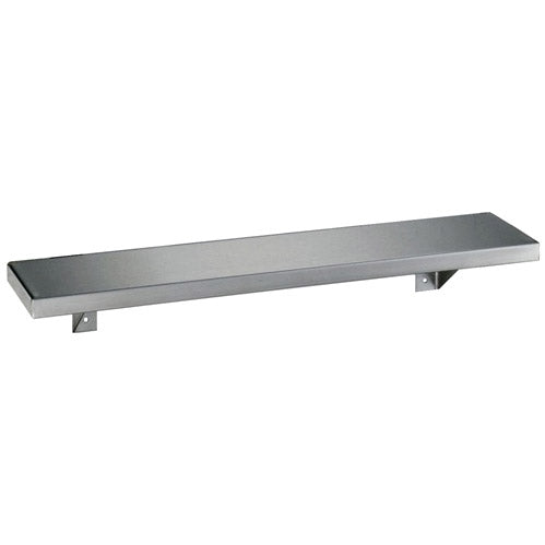 Bobrick B-295x16 Stainless Steel Commercial Restroom Shelf, 5