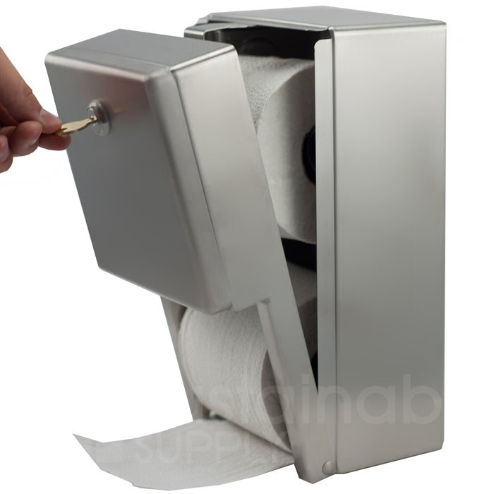 Bobrick B-2888 Toilet Tissue Dispenser, Multi-Roll, Stainless Steel