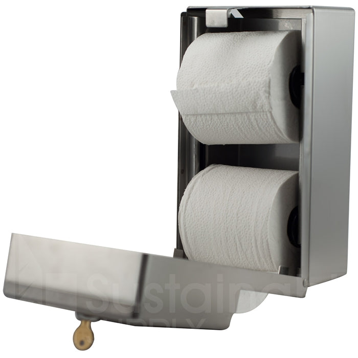 Bobrick B-2888 Toilet Tissue Dispenser, Multi-Roll, Stainless Steel