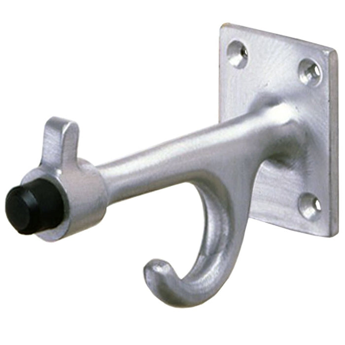 Bobrick B-212 Commercial Dual Clothes & Robe Hook and Bumper