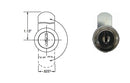 Bobrick 383257 Lock And Key Repair Part