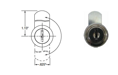 Bobrick 383257 Lock And Key Repair Part